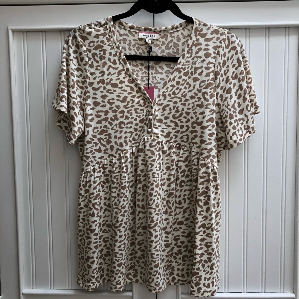 Cheetah Print Top